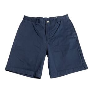 Vineyard Vines Mens Shorts Size 30 Club Short Navy Blue Cotton Mid Rise Zip Fly
